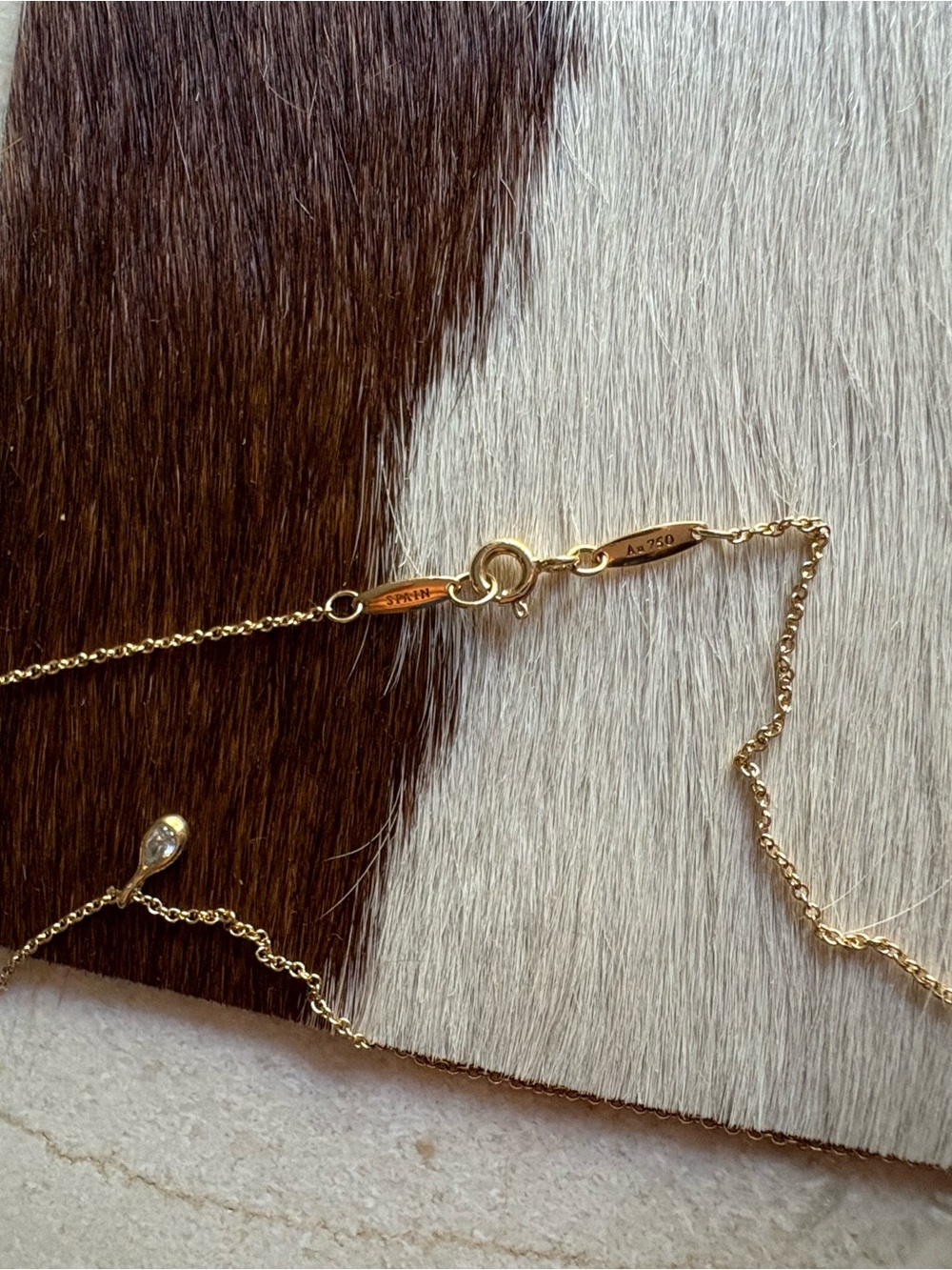 Tiffany & Co. Elsa Peretti Diamonds by the Yard Pendant Necklace - Yellow Gold - Picture 7 of 12